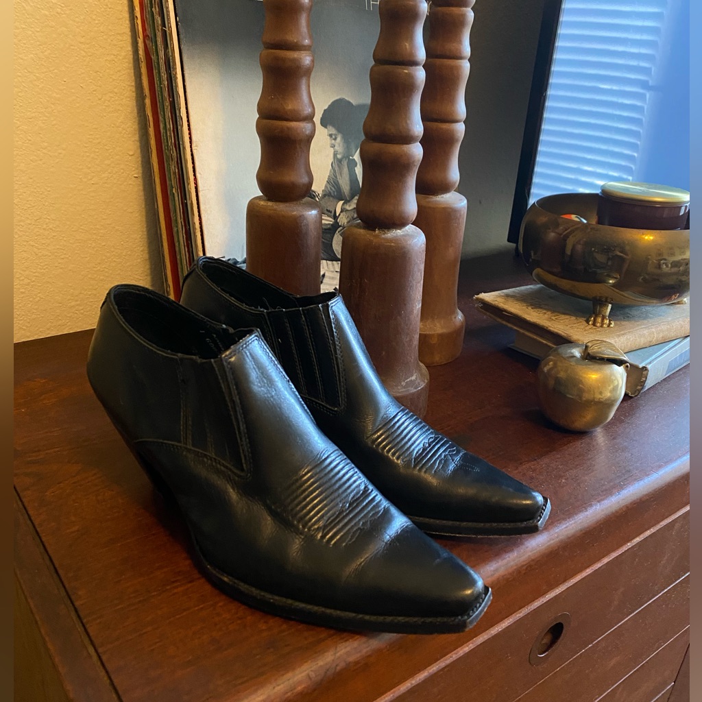 Charlie One Horse By Lucchese Leather Western Ankle Boots